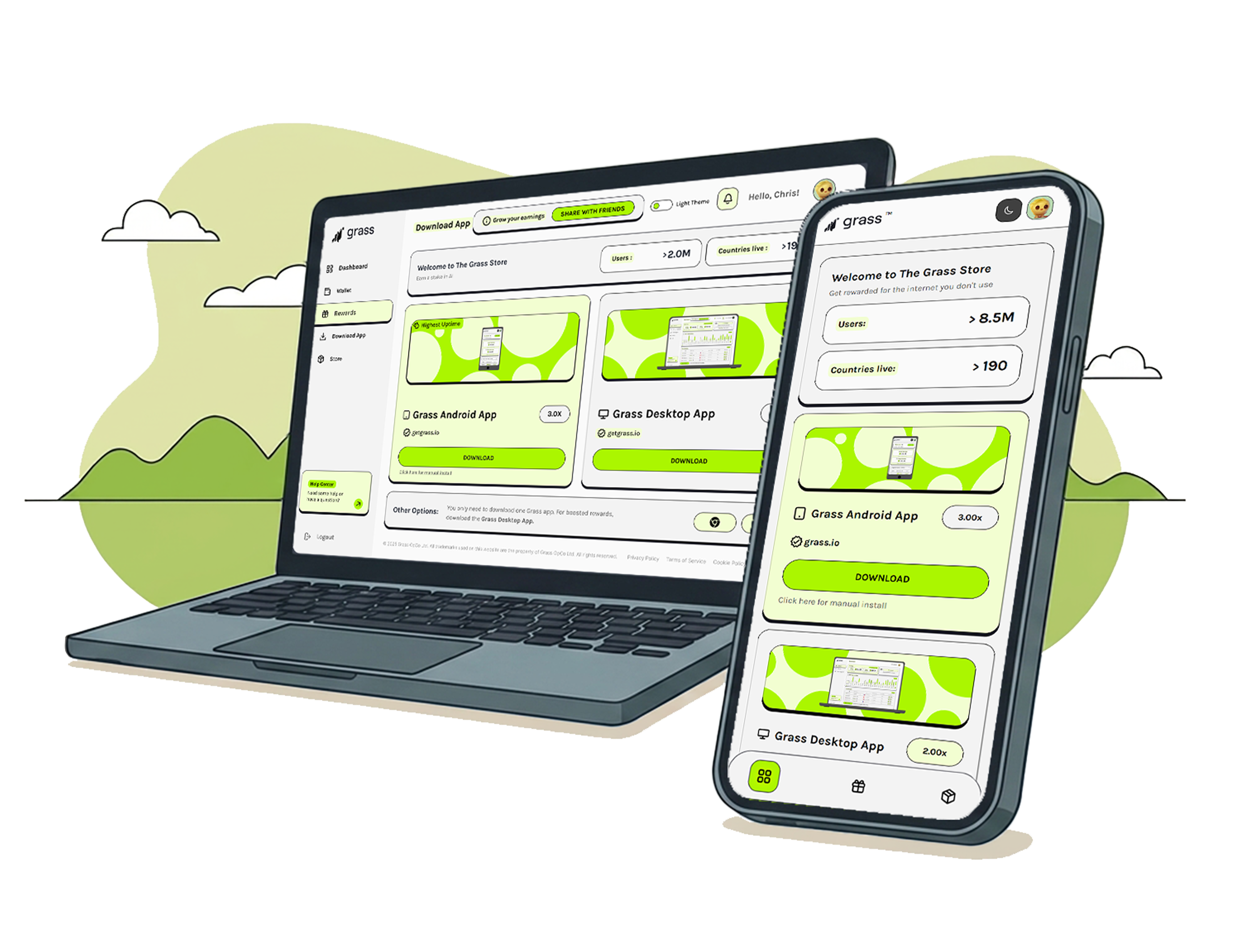 Grass Desktop App