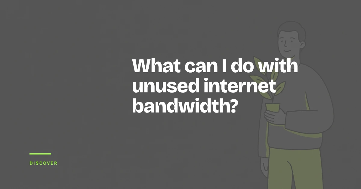 Home office with laptop, desktop, and router running at dusk, representing unused internet bandwidth shared through distributed networks like Grass